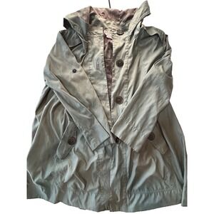 Dorman Women's Coat Lightweight Green Size XL Rain Coat